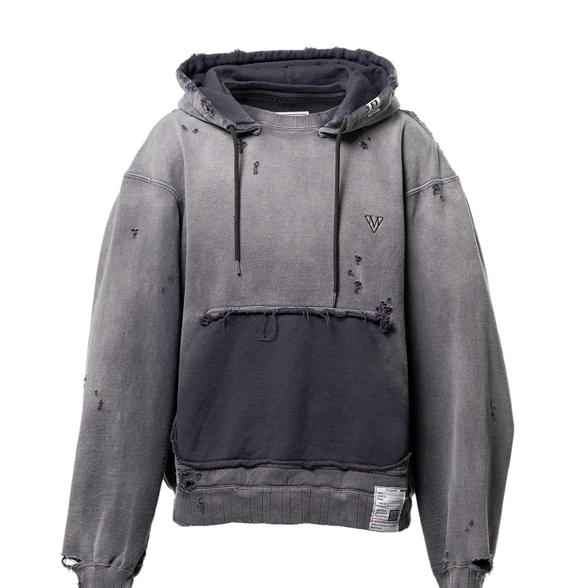 Maison Mihara Yasuhiro Sun Faded Like Hoodie - Black – Totem Brand Co