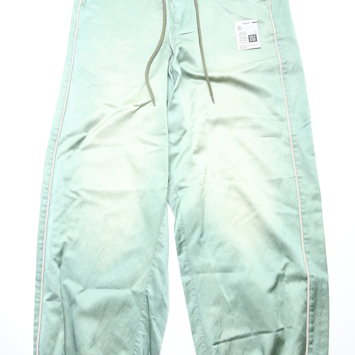 Maison Mihara Yasuhiro - Aged Satin Trousers - Khaki – Totem Brand Co