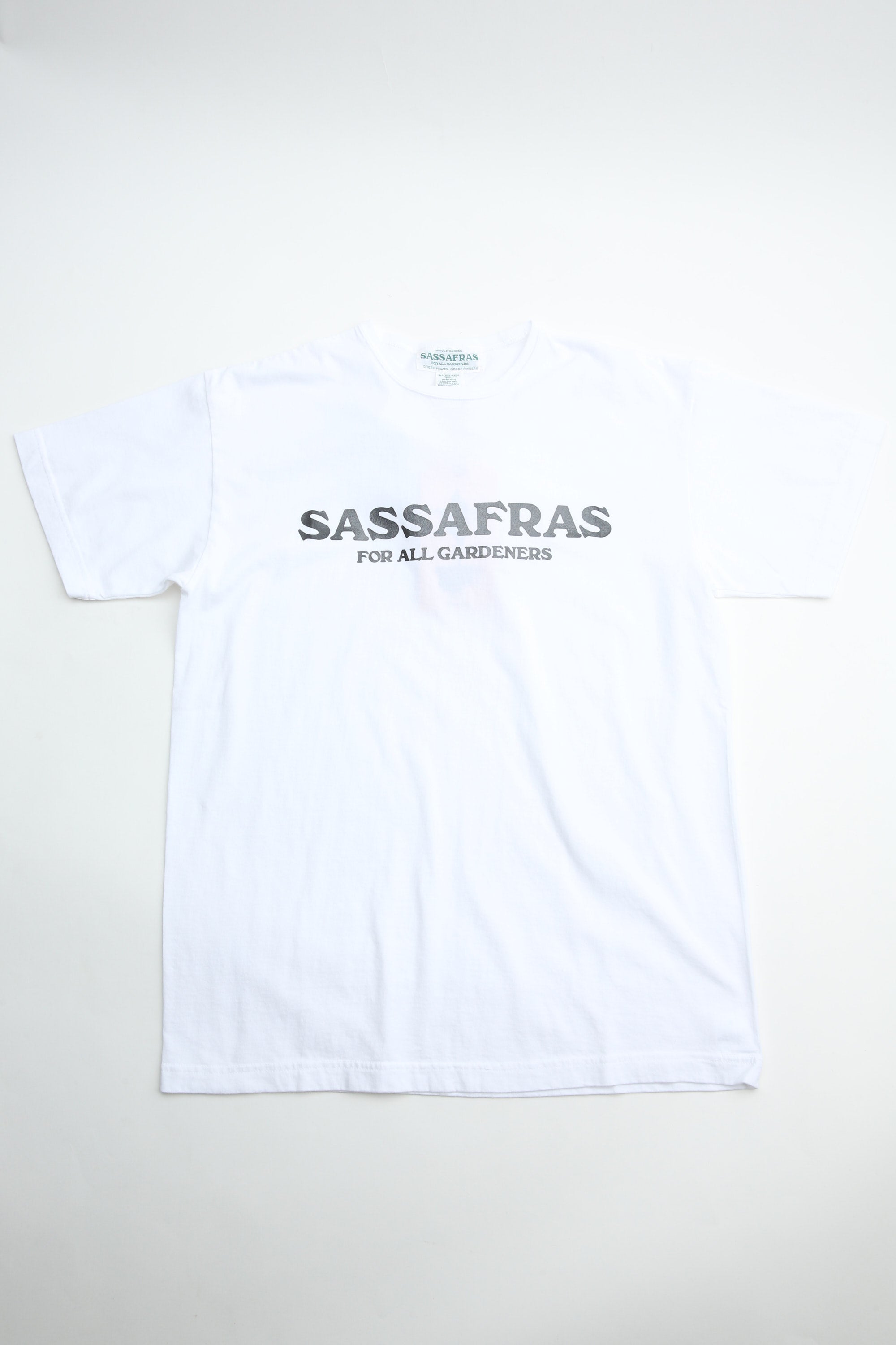 Sassafras T-Shirt 1/2 Single Yarn Cotton - White – Totem Brand Co.