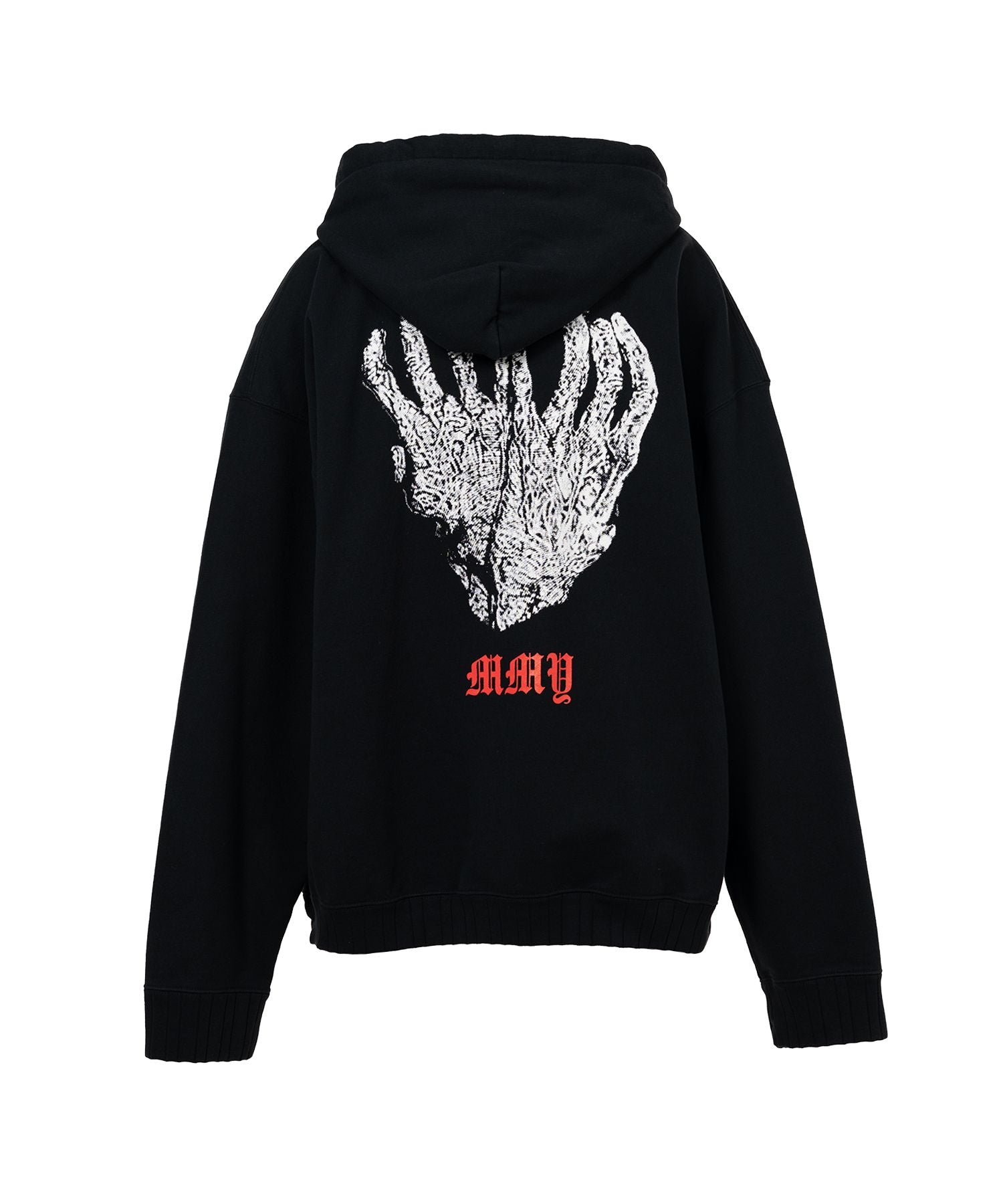 Maison Mihara Yasuhiro - Masses Hands Print Hoodie - Black
