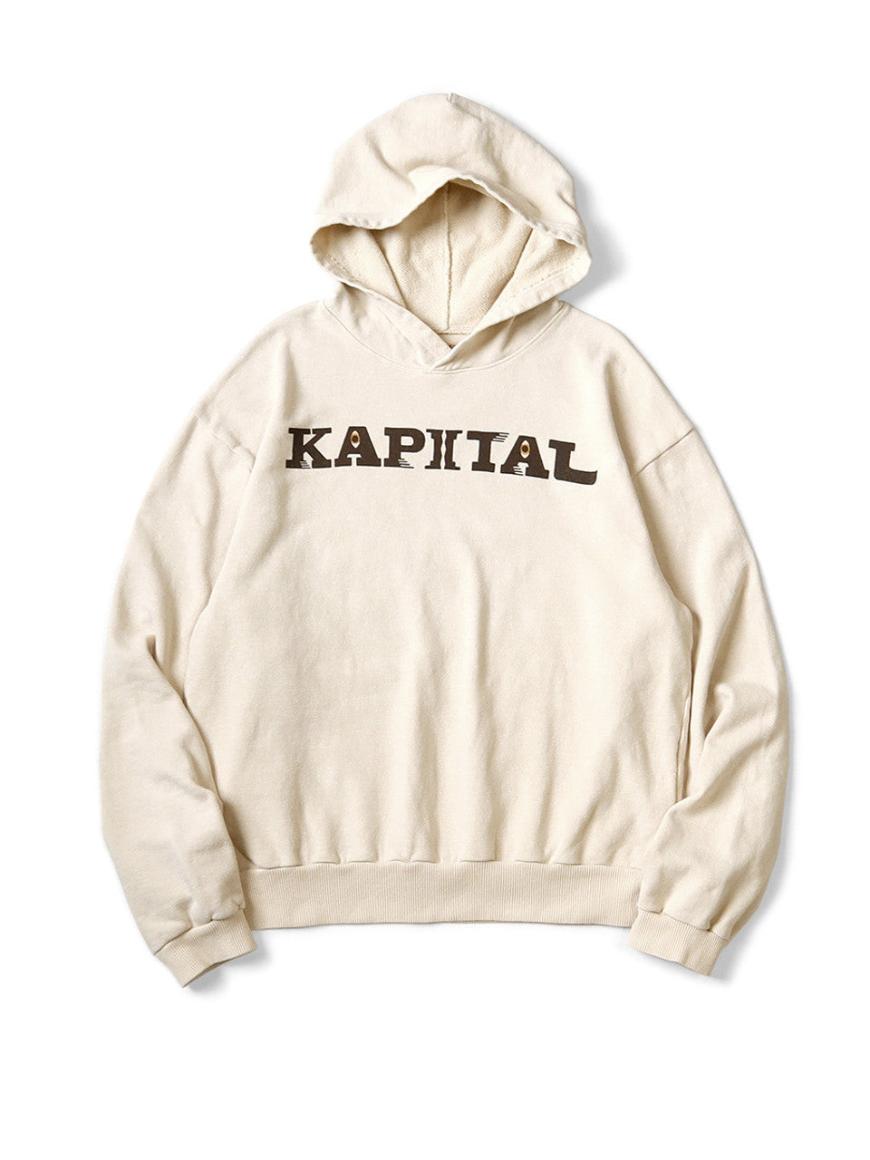 Kapital SWT Knit Hoodie (SPEAKEASY) - Ecru – Totem Brand Co.