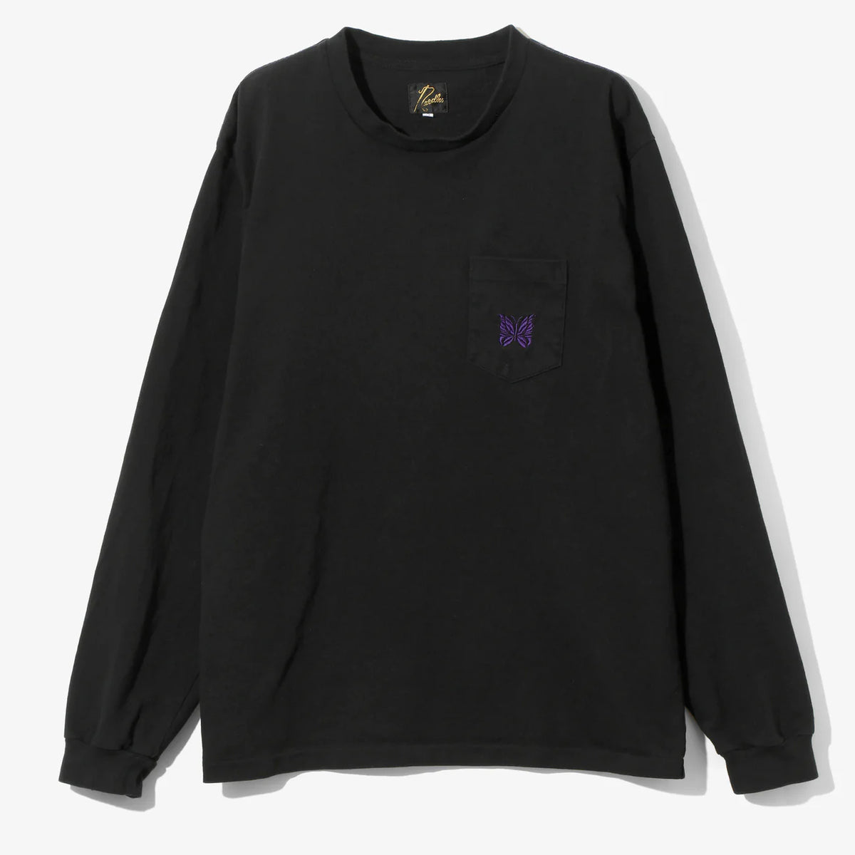 Needles L/S Pocket Tee Cotton Jersey - Black – Totem Brand Co.