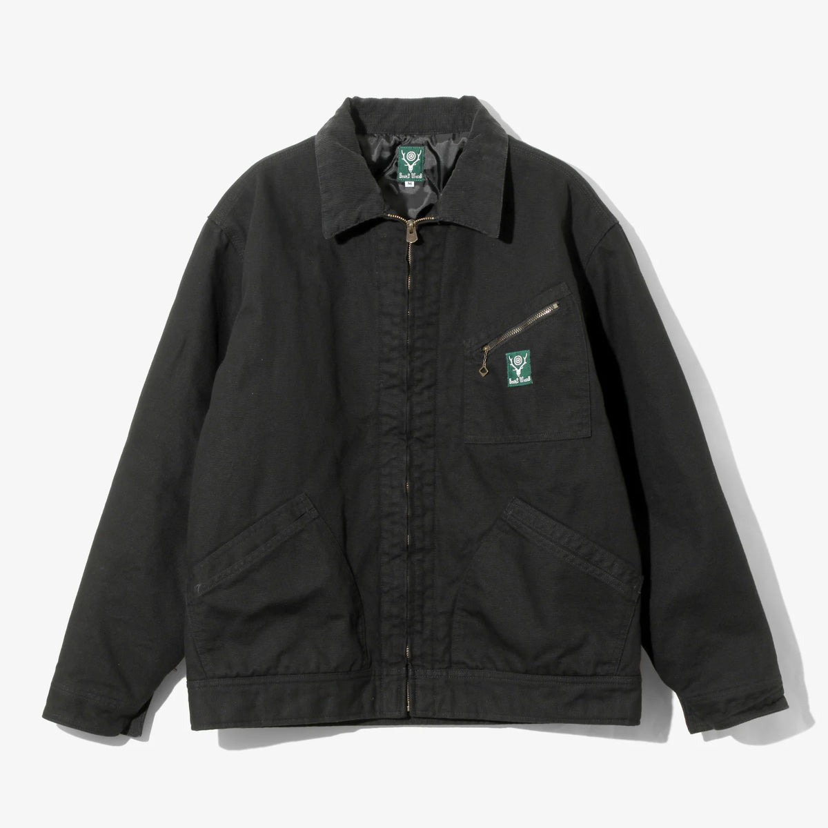 South2 West8 Work Jacket 11.5oz Cotton Canvas - Black – Totem