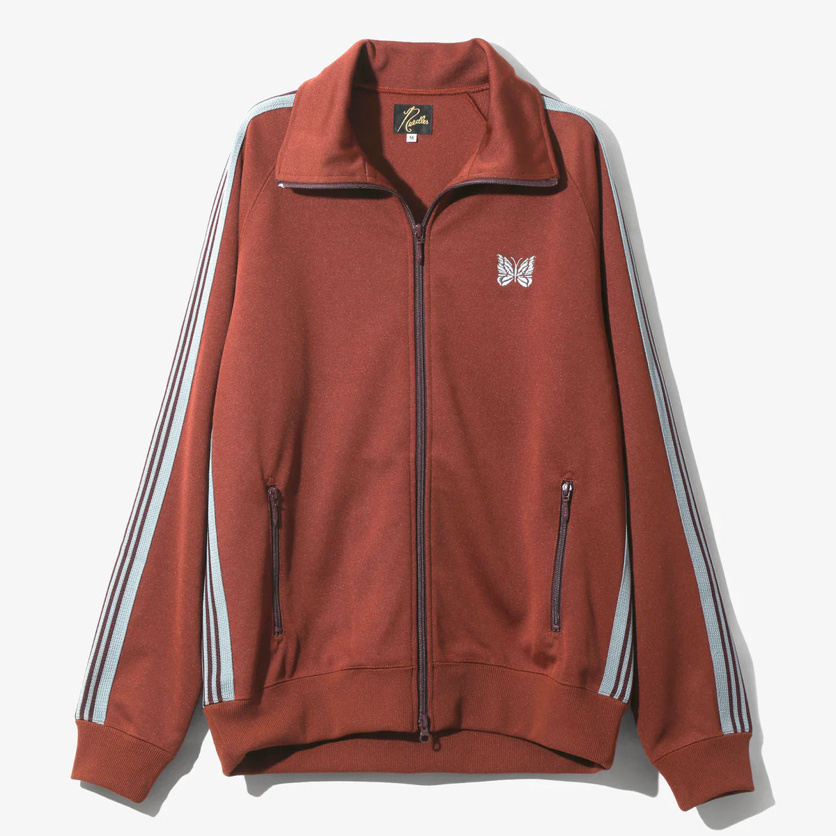 Needles Track Jacket Poly Smooth - Rust – Totem Brand Co. Needles Track Jacket Poly Smooth - Rust – Totem Brand Co.