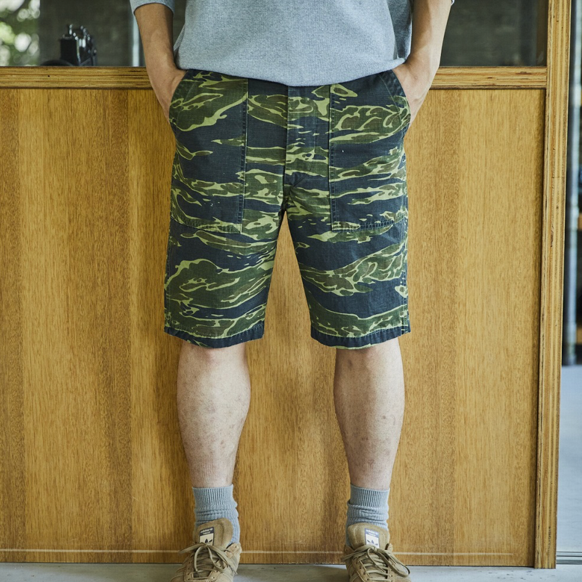 orSlow - U.S Army Fatigue Shorts (Tiger Camo TGC) – Totem Brand Co.