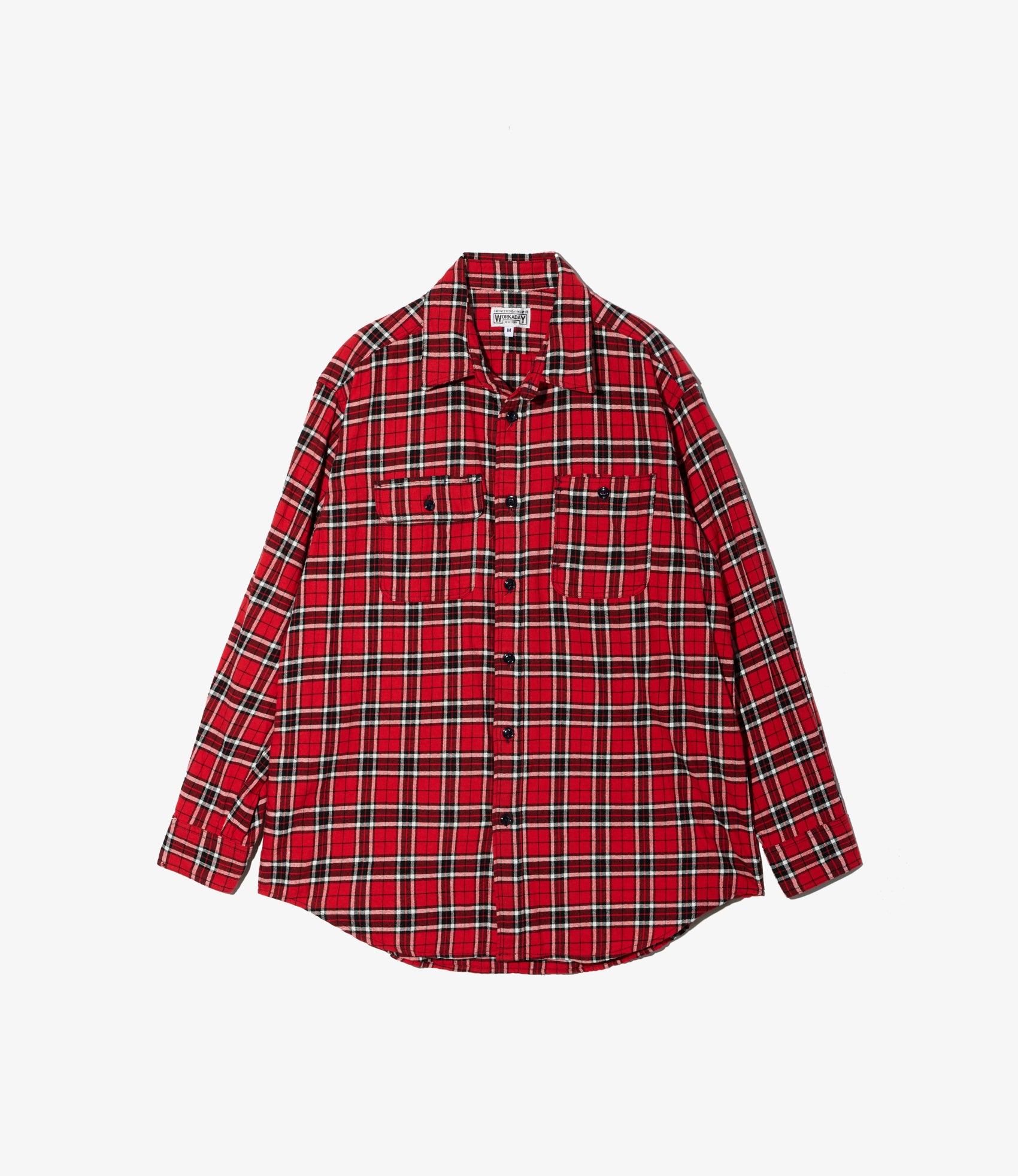 Engineered Garments Workaday Utility Shirt - Red Cotton Twill