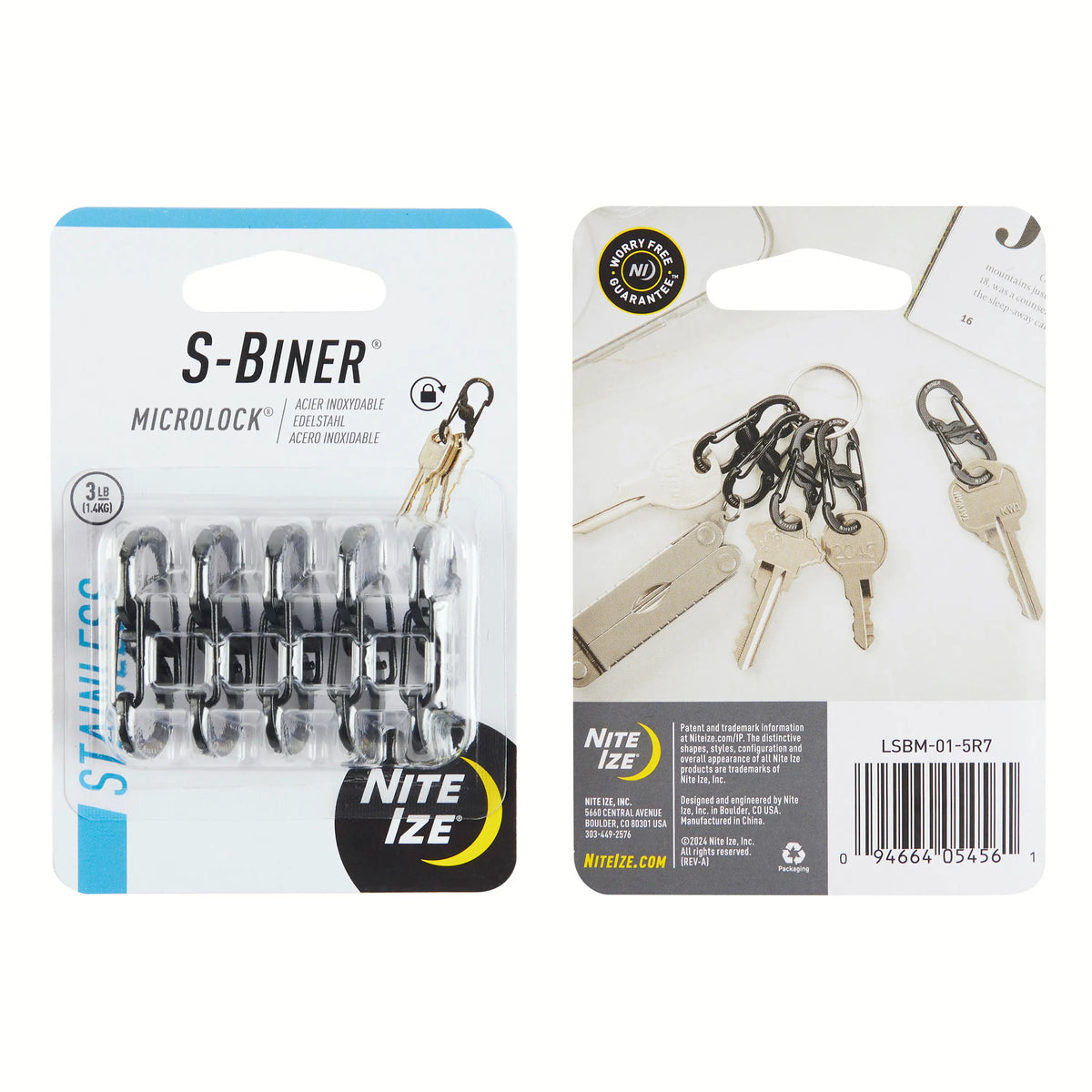 Nite Ize S-Biner Microlock 5pk – Totem Brand Co.