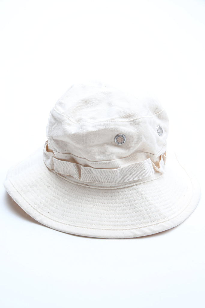 Acne Studios White Mesh Bucket Hat