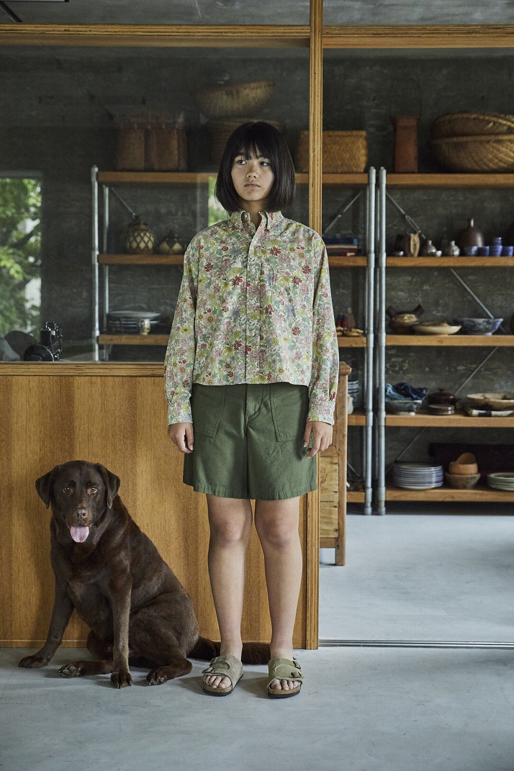 orSlow Women's Fatigue Short Pants - Dark Olive – Totem Brand Co.