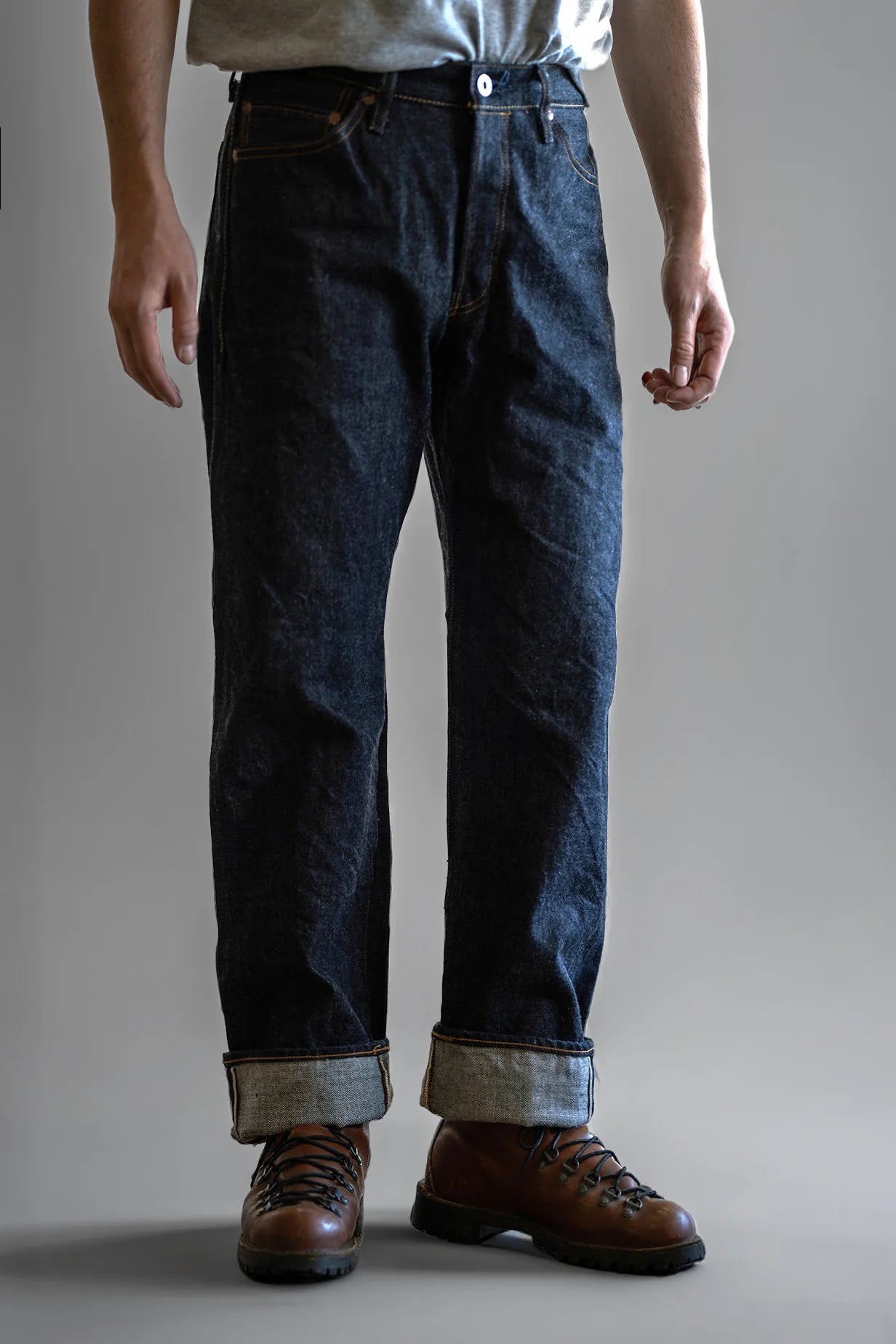 BIG JOHN デニム ジーンズ M1803 17oz Heavy Gauge Big John Straight Fit 17oz Heavy Gauge Jeans - M1803 – Totem Brand Co.