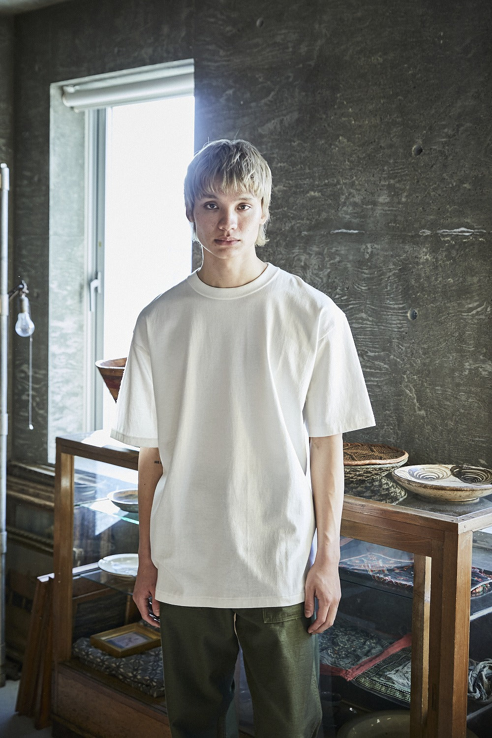 orSlow Just T-Shirt - White – Totem Brand Co.