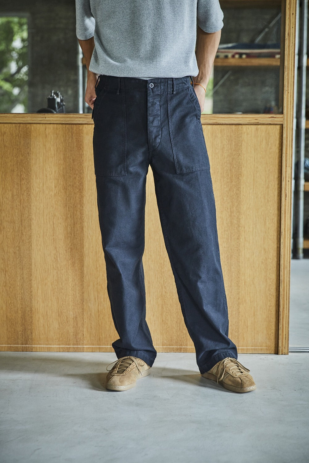 orSlow US Army Fatigue Pants (Regular Fit) - BLACK (SS26) – Totem