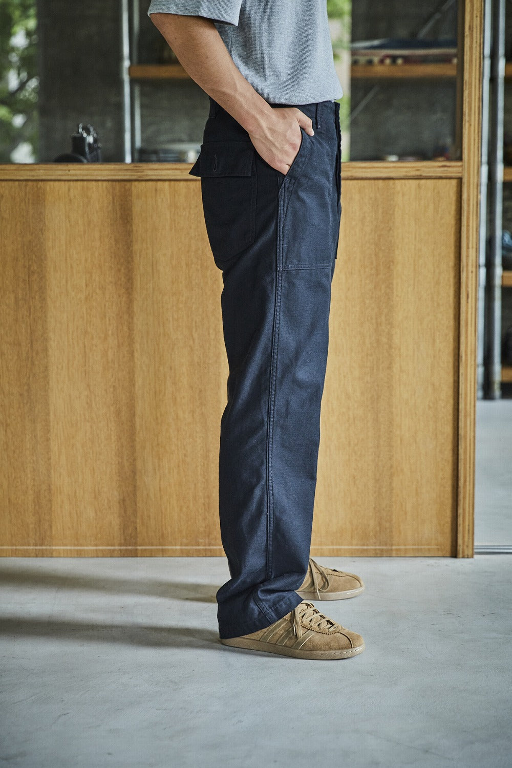 orSlow US Army Fatigue Pants (Regular Fit) - BLACK (SS26) – Totem