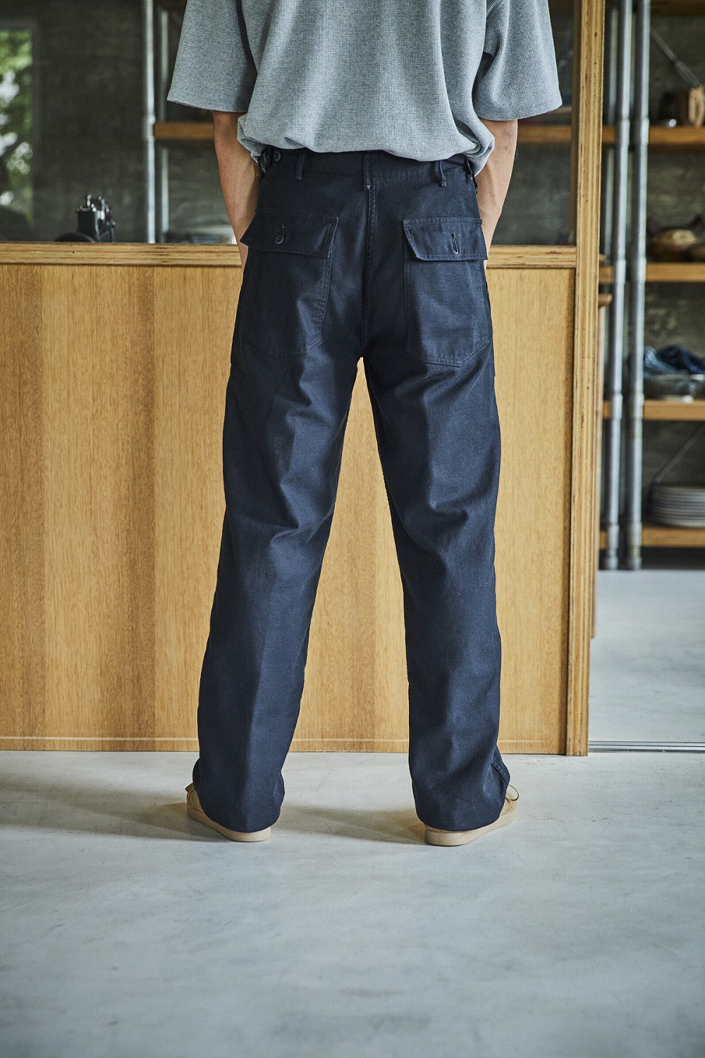 orSlow US Army Fatigue Pants (Regular Fit) - BLACK (SS26) – Totem