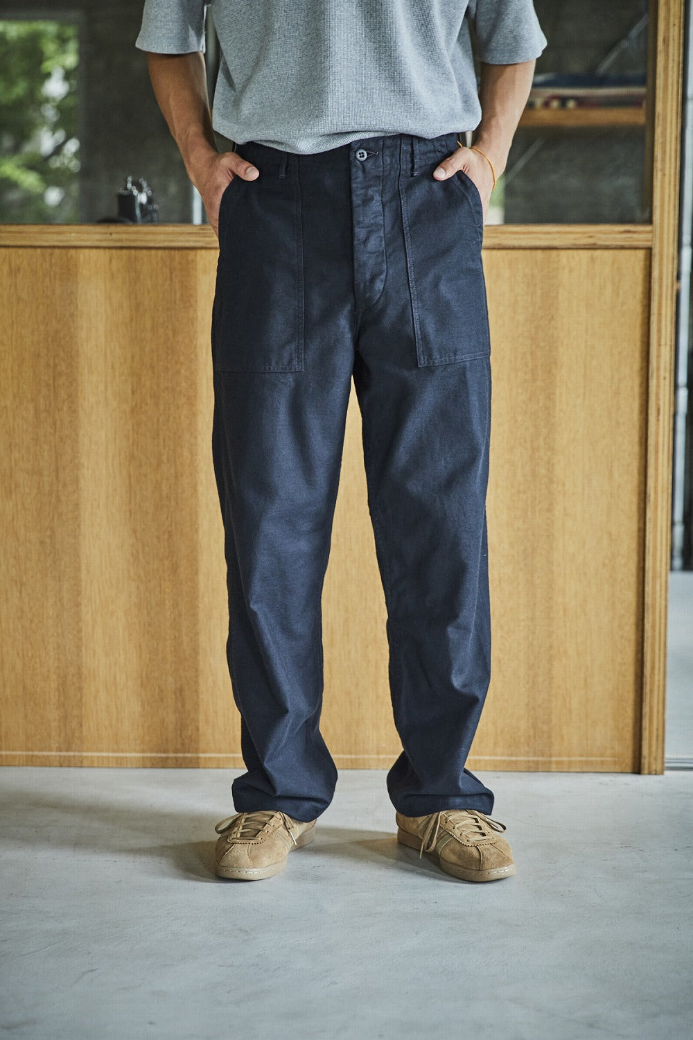 orSlow US Army Fatigue Pants (Regular Fit) - BLACK (SS26) – Totem