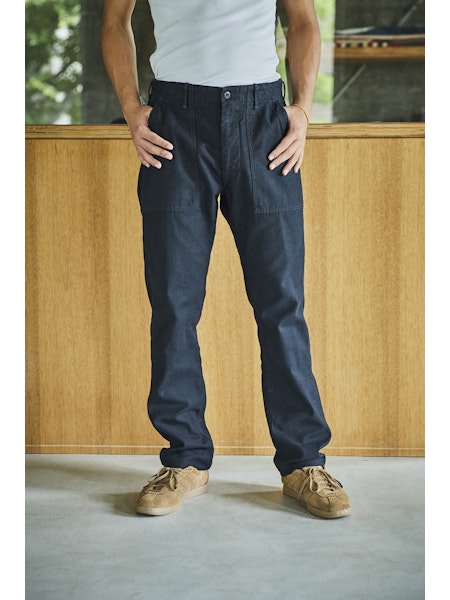 orSlow Slim Fit Fatigue Pants - Black (SS26) – Totem Brand Co.