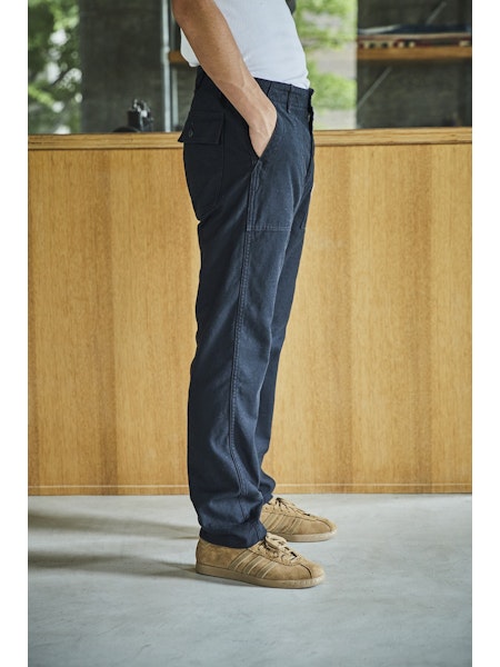 orSlow Slim Fit Fatigue Pants - Black (SS26) – Totem Brand Co.