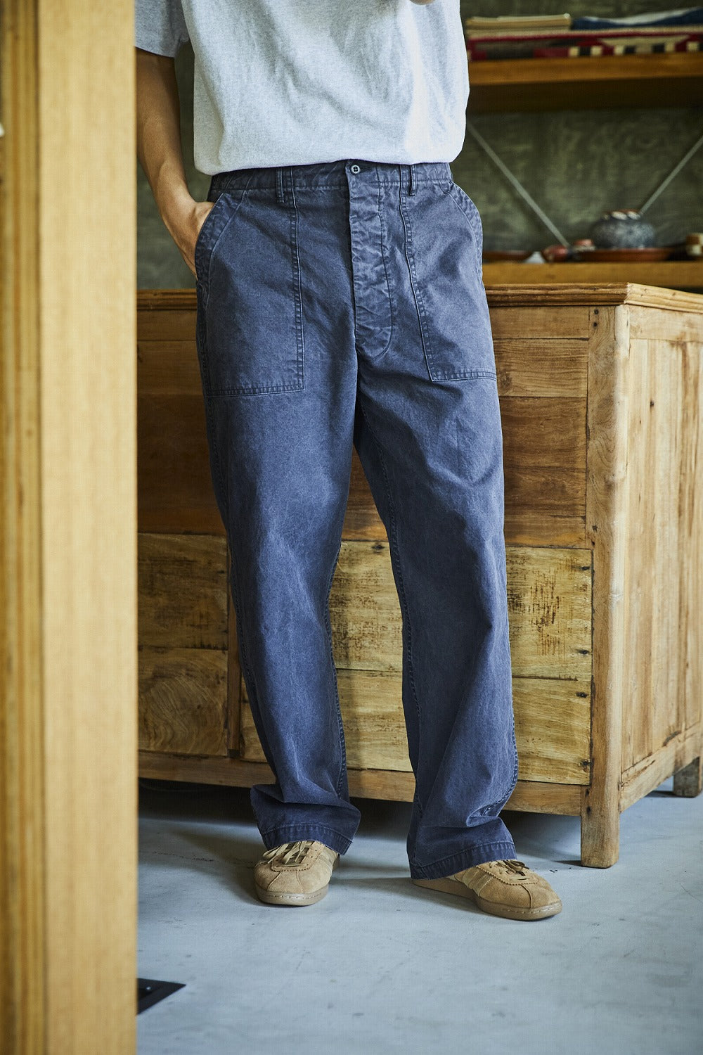 orSlow - Summer Fatigue Pants (Black M61) – Totem Brand Co.