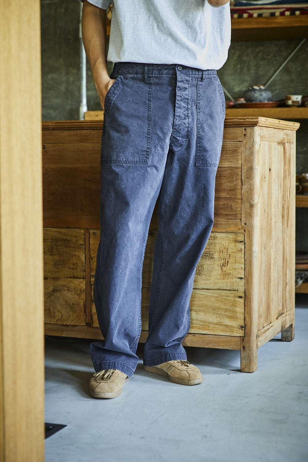 orslow オアスロウ Summer Fatigue Pants 1 orSlow - Summer Fatigue Pants (Black M61) – Totem Brand Co.