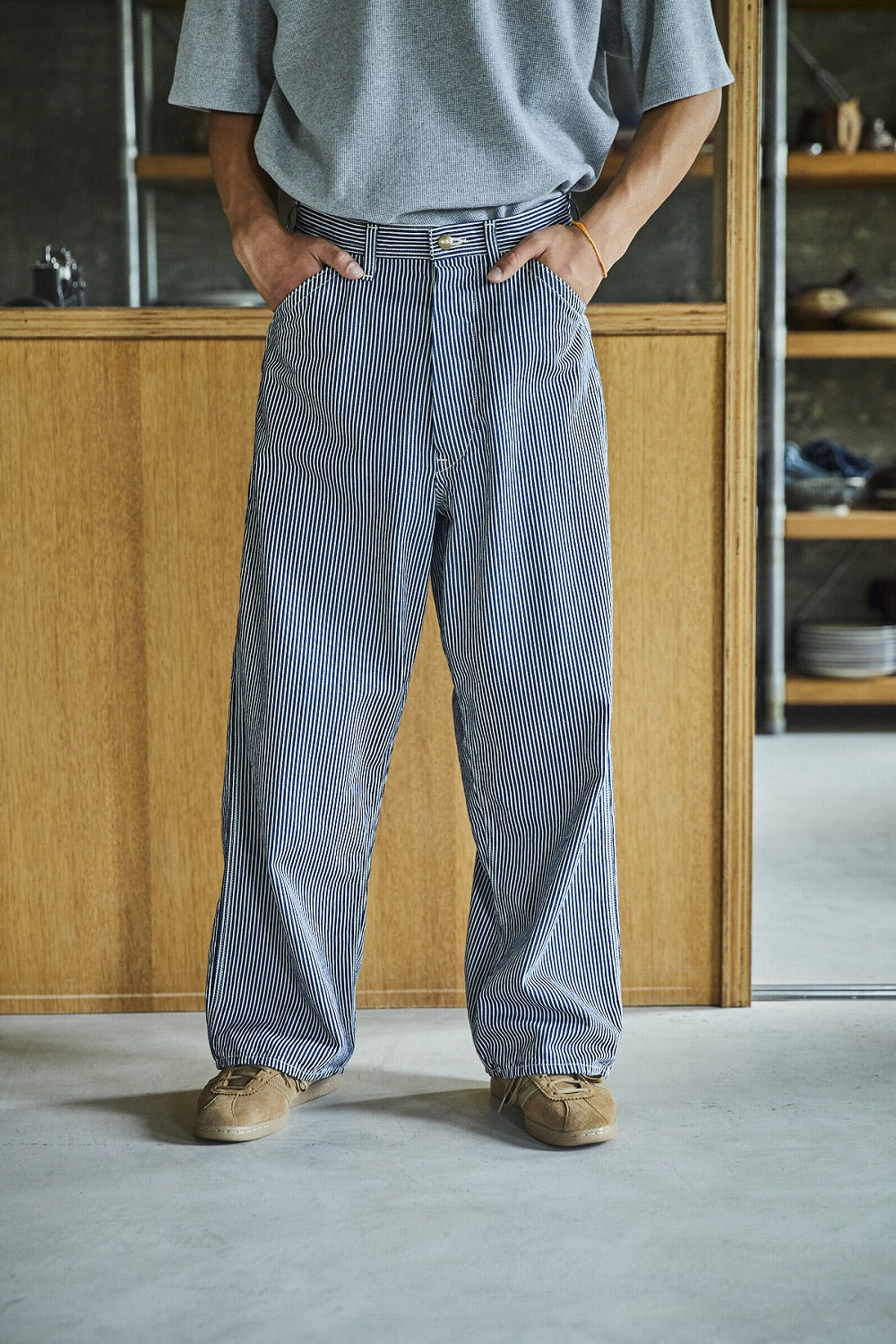 orSlow Wide Fit 30's Hickory Painter Pants – Totem Brand Co.
