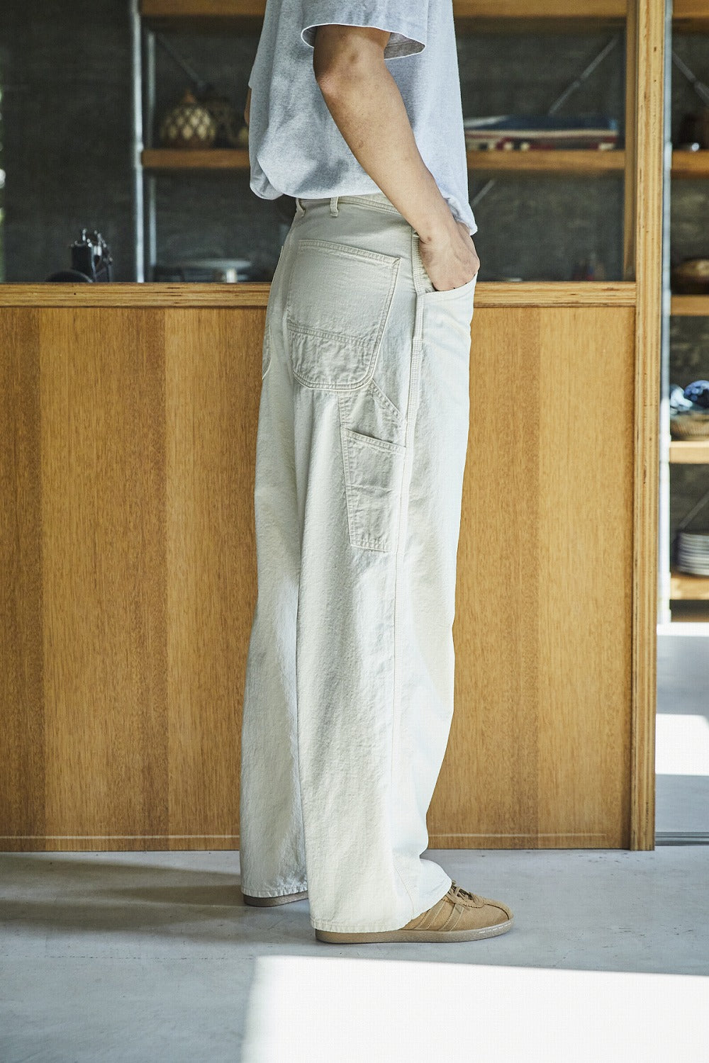 orSlow Wide Fit 30's Painter Pants - Ecru – Totem Brand Co.