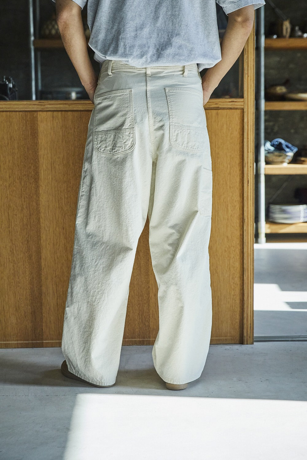 orSlow Wide Fit 30's Painter Pants - Ecru – Totem Brand Co.