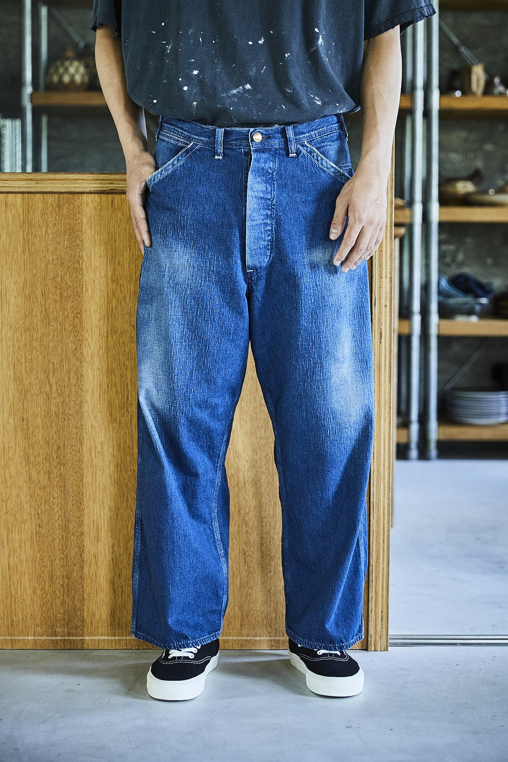 orSlow Wide Fit 30's Painter Pants - Denim Used – Totem Brand Co.