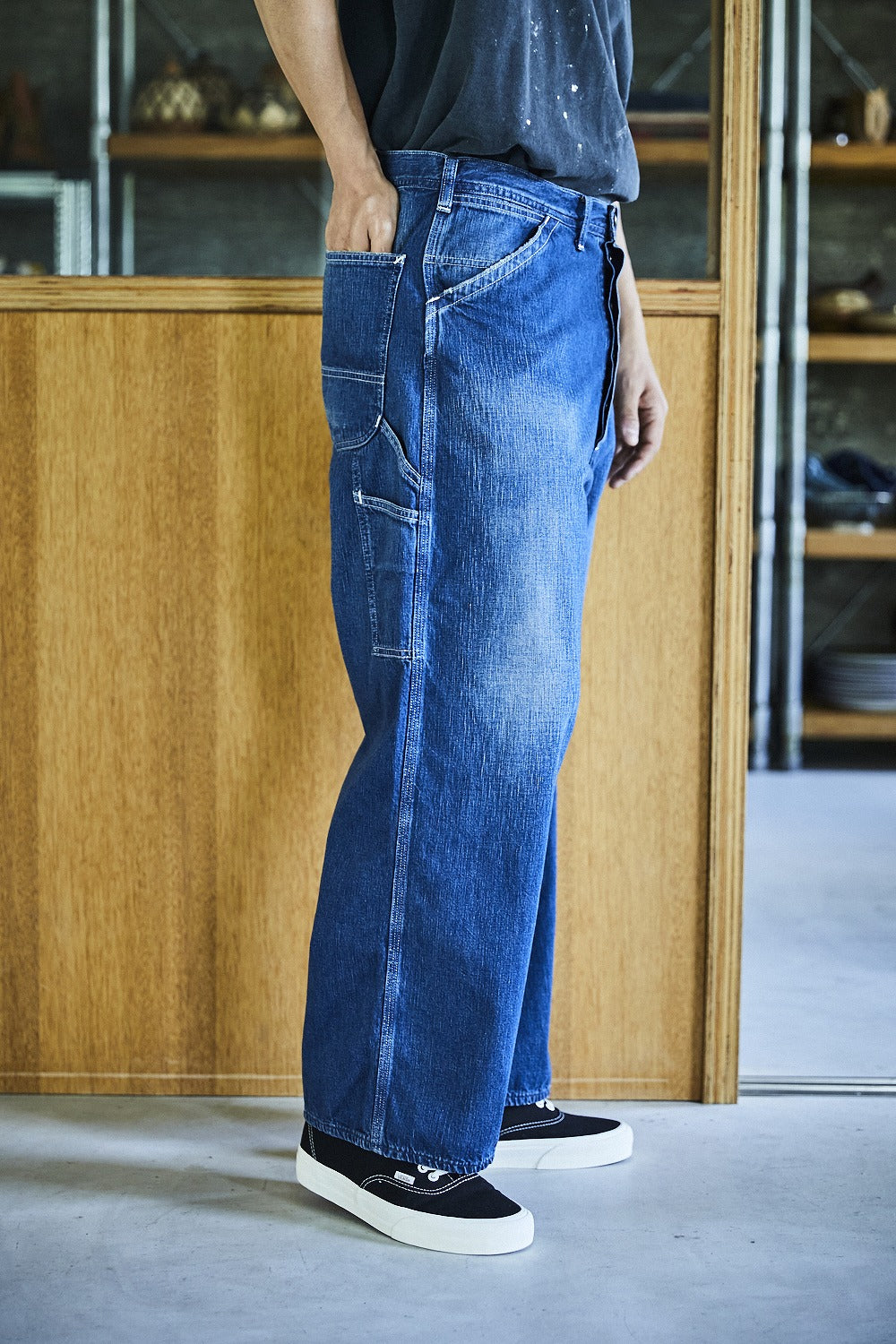 orSlow Wide Fit 30's Painter Pants - Denim Used – Totem Brand Co.