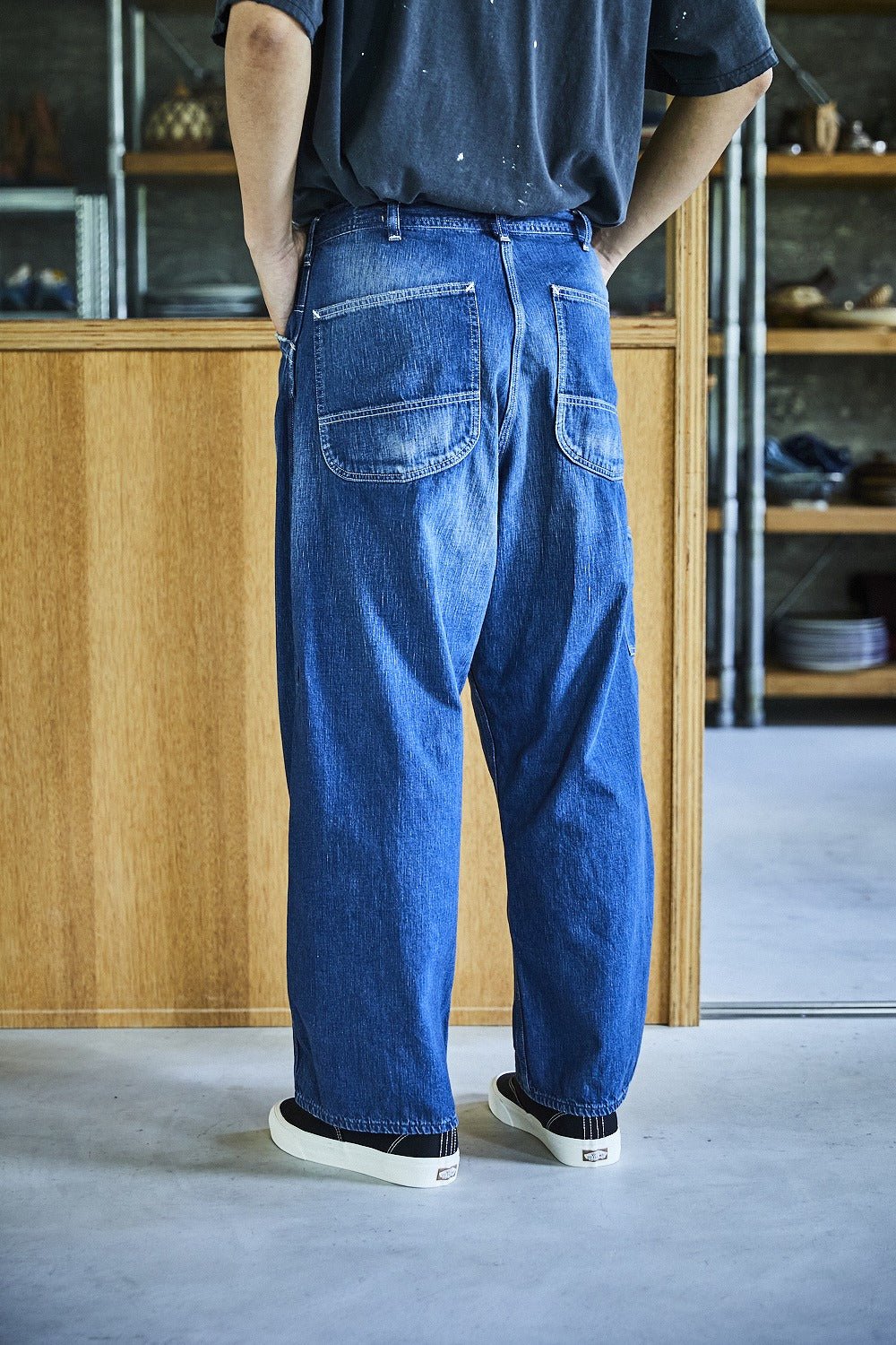 orSlow Wide Fit 30's Painter Pants - Denim Used – Totem Brand Co.