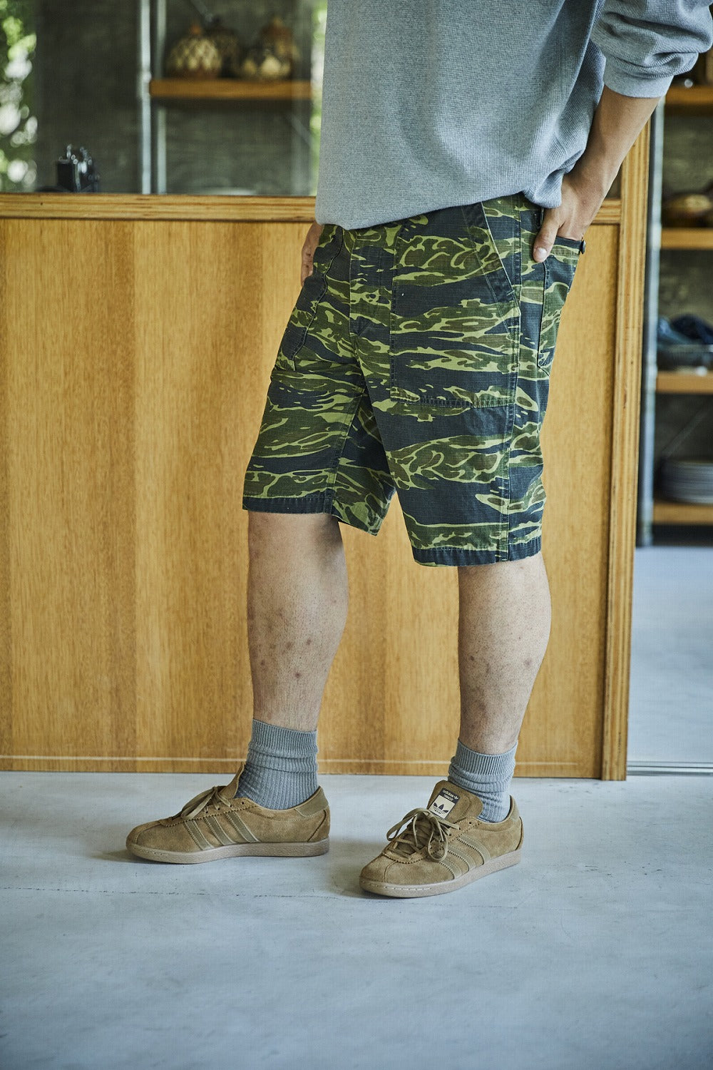 orSlow - U.S Army Fatigue Shorts (Tiger Camo TGC) – Totem Brand Co.