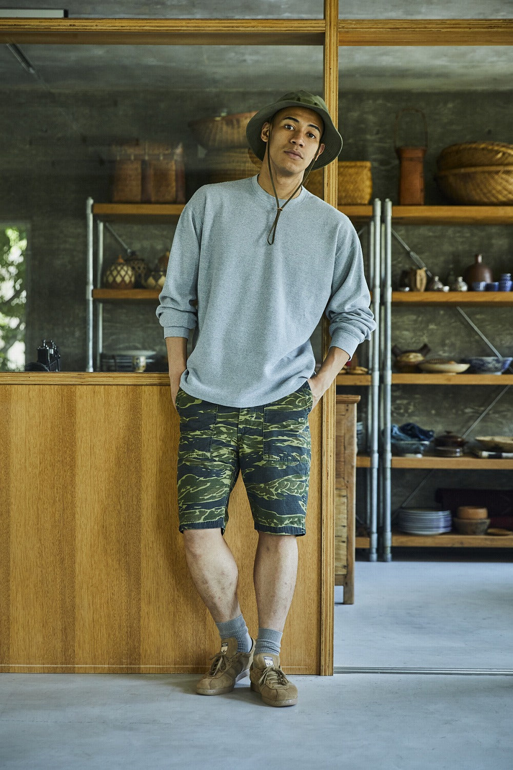 orSlow - U.S Army Fatigue Shorts (Tiger Camo TGC) – Totem Brand Co.