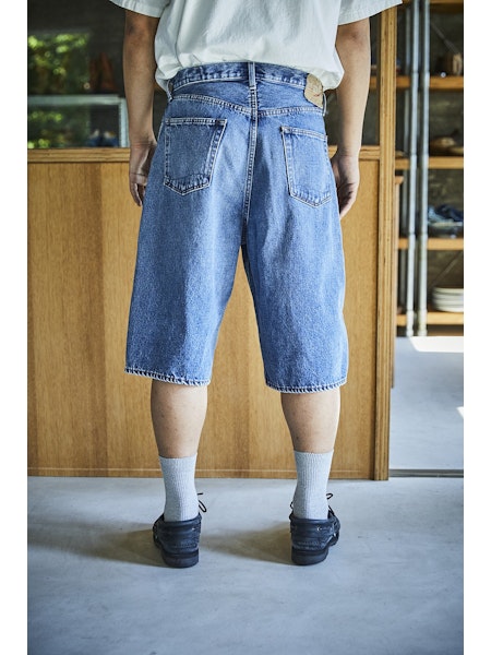 orSlow - Super Dad Fit Shorts - Denim Used – Totem Brand Co.