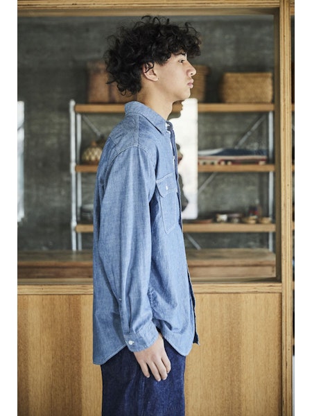 orSlow Work Shirt - Chambray – Totem Brand Co.