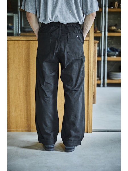 orSlow WIDE FIT FRENCH WORK PANTS (UNISEX) - Black – Totem Brand Co.