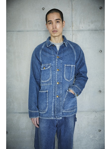 orSlow 1950'S Coverall Used Wash - Used Denim – Totem Brand Co.
