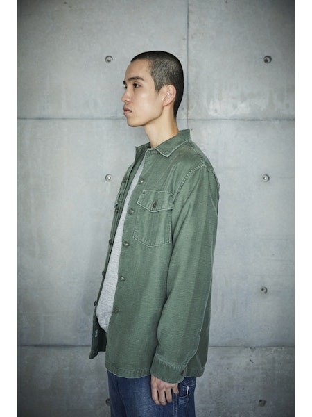 orSlow U.S. Army Fatigue Shirt - Used Green – Totem Brand Co.