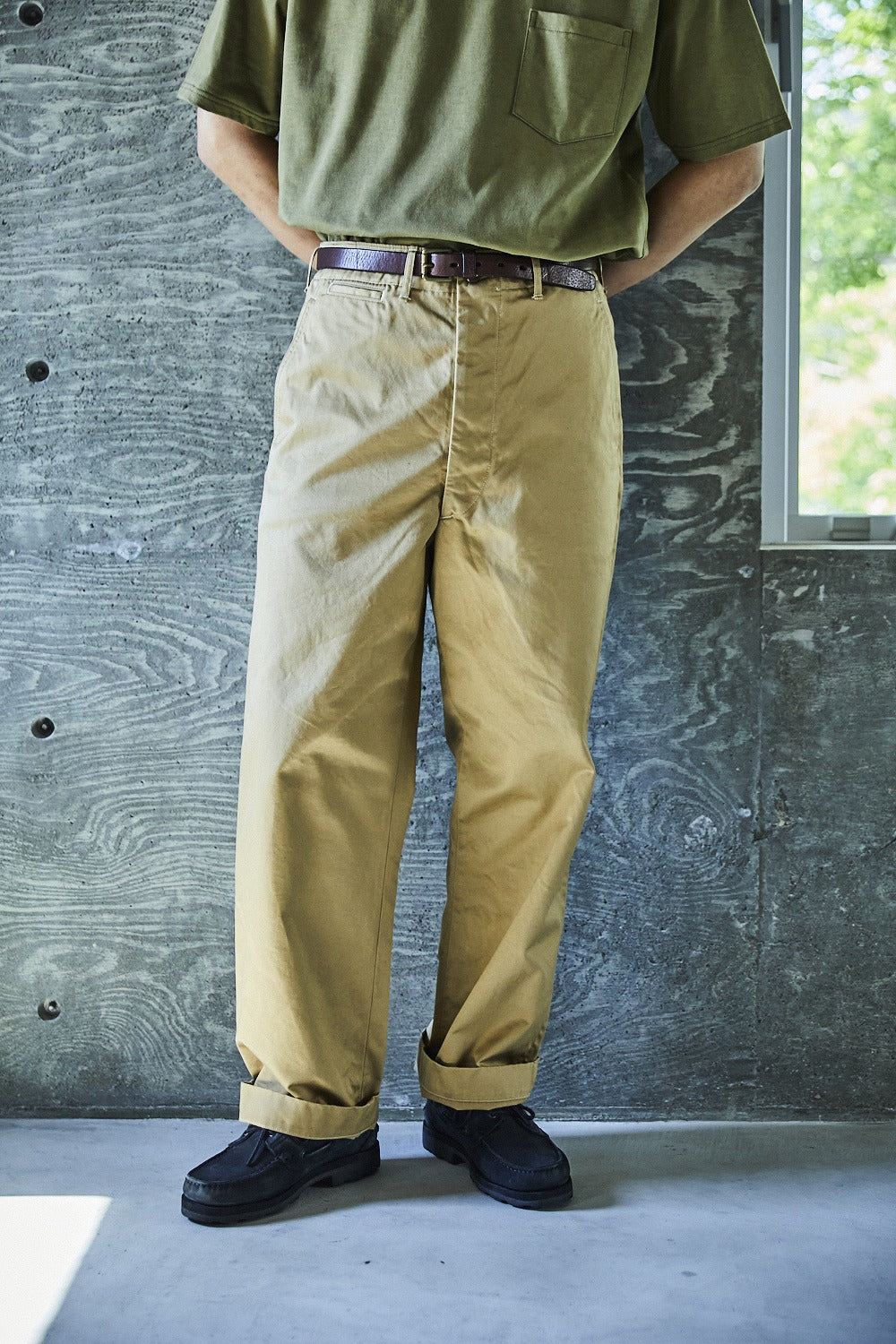 orSlow VINTAGE FIT ARMY TROUSERS ダークカーキ orSlow Vintage Fit Army Trousers - Dark Khaki – Totem Brand Co.