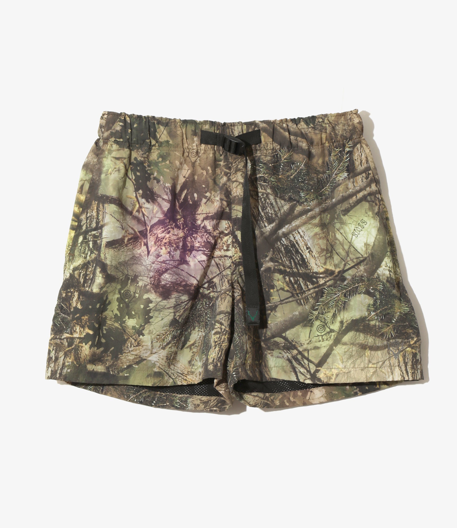 South2 West8 Nylon Tussah Belted Shorts - Camo – Totem Brand Co.