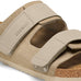 Birkenstock Uji Nubuck/Suede Leather Sandals - Taupe