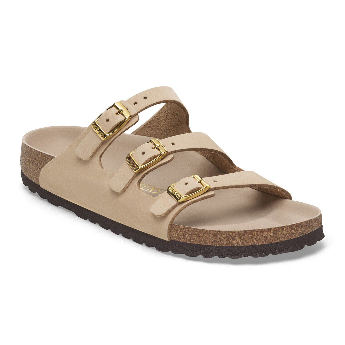 Birkenstock Florida Nubuck Leather Regular - Sandcastle – Totem