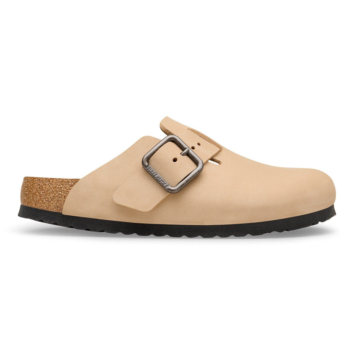 Birkenstock Boston Wire Buckle Nubuck Leather Regular - Sandcastle Birkenstock Boston Wire Buckle Nubuck Leather Regular - Sandcastle