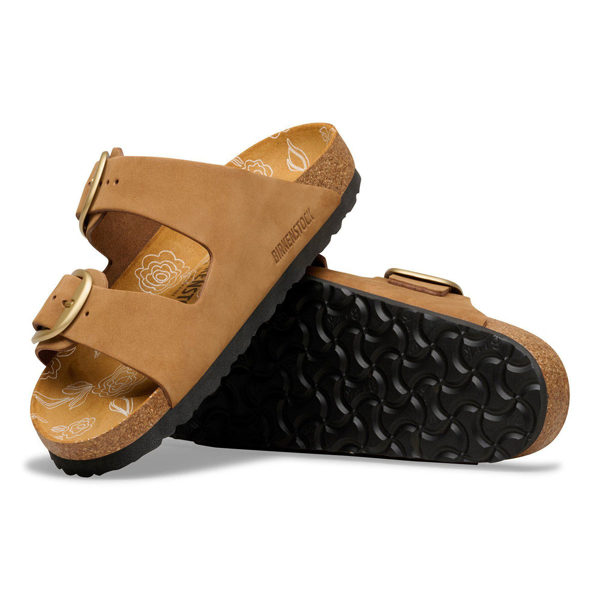 Birkenstock Arizona Big Buckle Nubuck Leather Narrow - Mink
