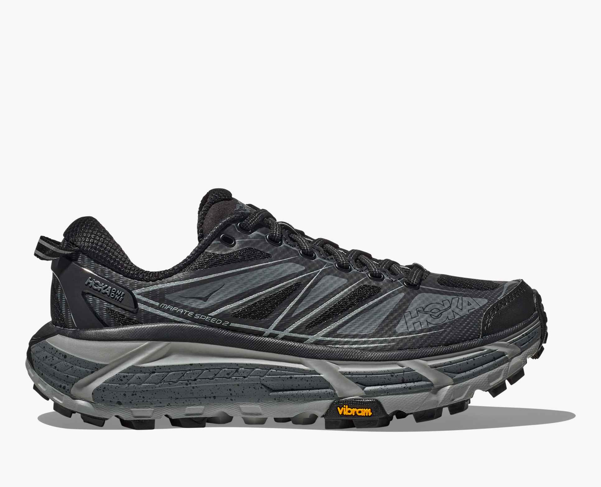 Hoka U Mafate Speed 2 - Black / Castlerock – Totem Brand Co.