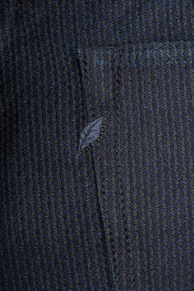 Pure Blue Japan [1177-ID] Men's Woven Sashiko 5 Pockets Pants