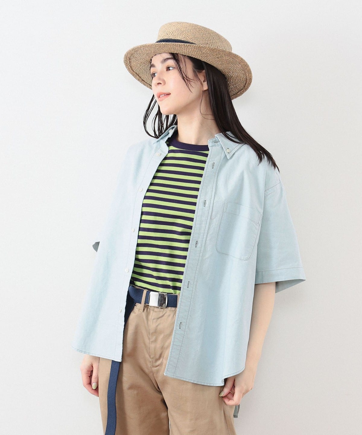 Beams Boy O.BIG B.D Shirt - Green – Totem Brand Co.