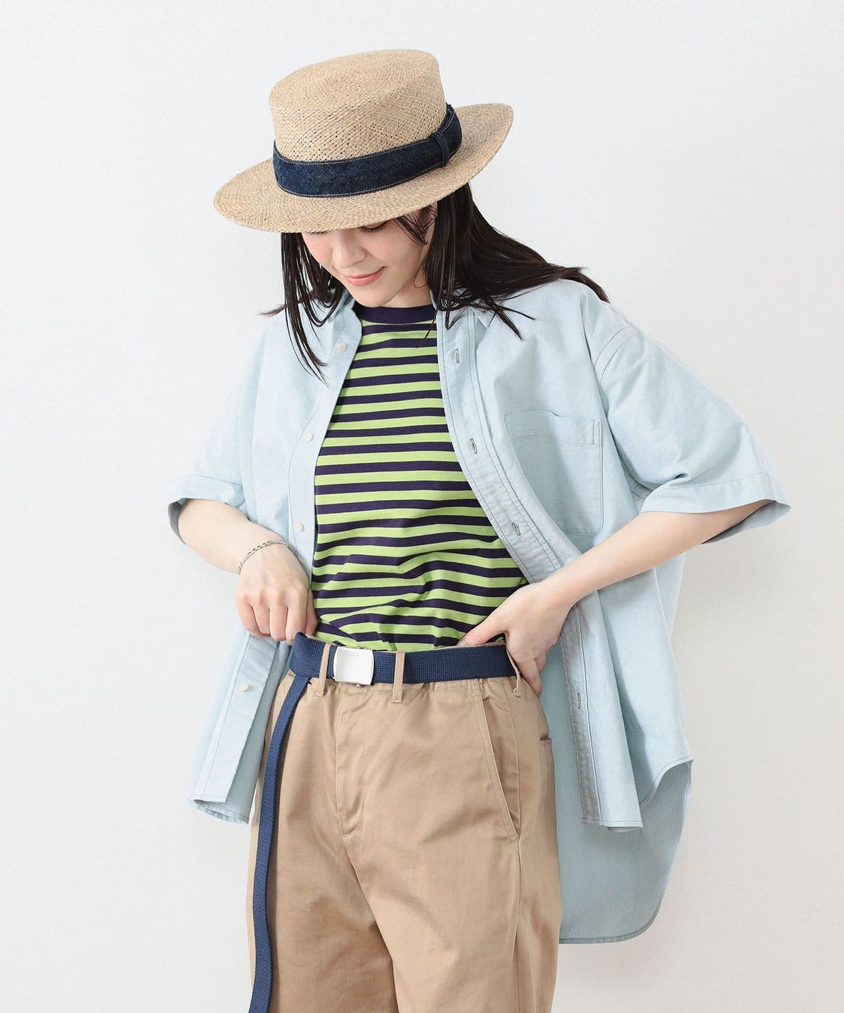 Beams Boy O.BIG B.D Shirt - Green – Totem Brand Co.