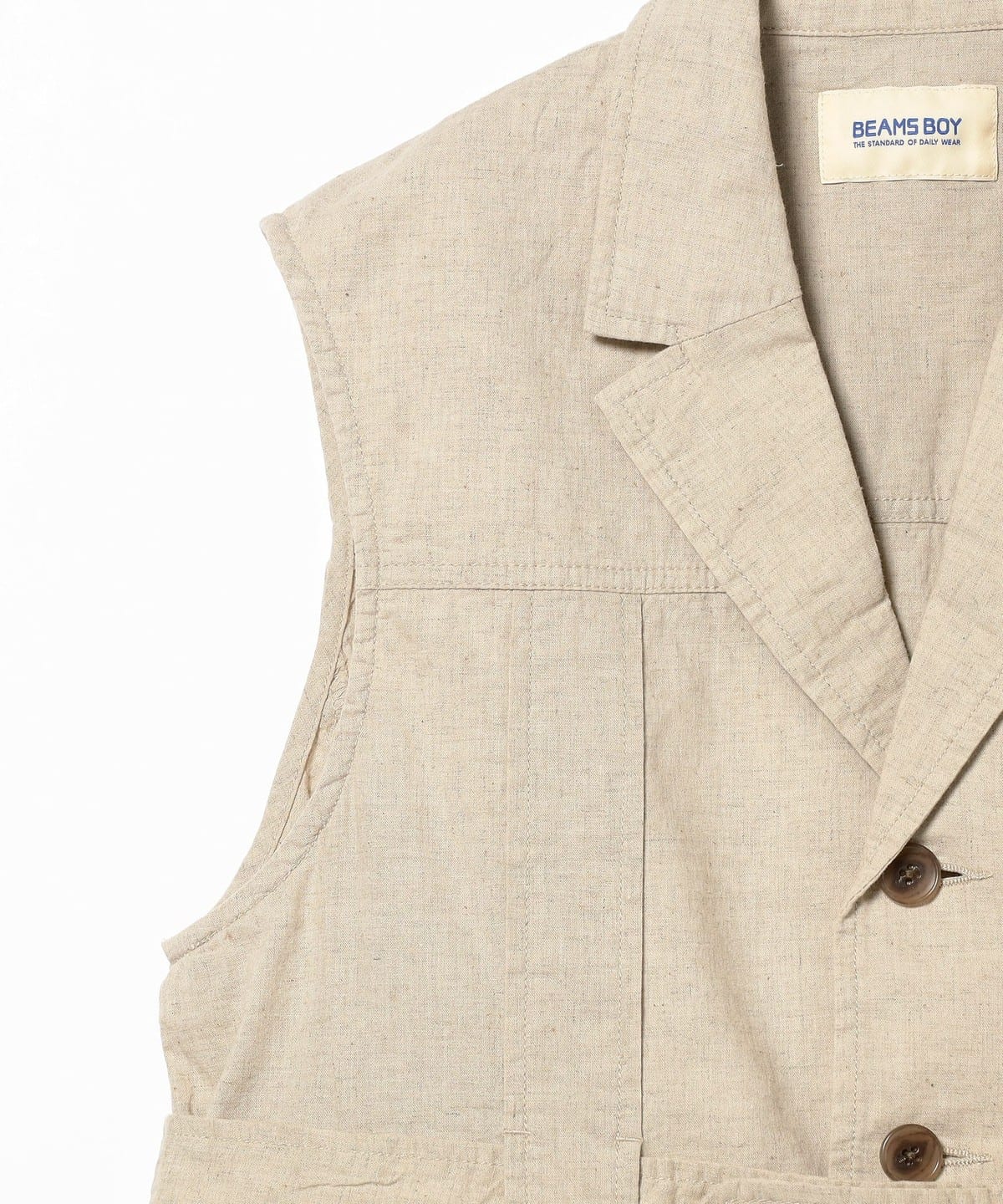 Beams Boy O.C/L Norfolk Vest - Beige – Totem Brand Co.