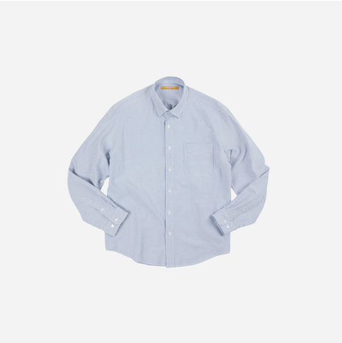 FrizmWorks OG Stripe Oversized Shirt - Blue