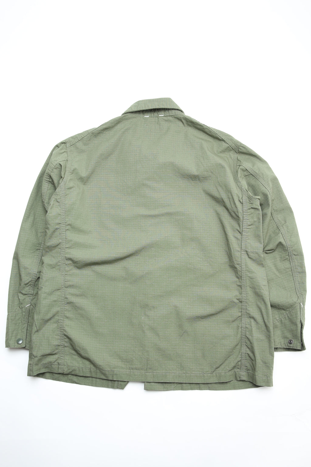 Engineered Garments X Totem FU Over Coverall Jacket - Olive Cotton