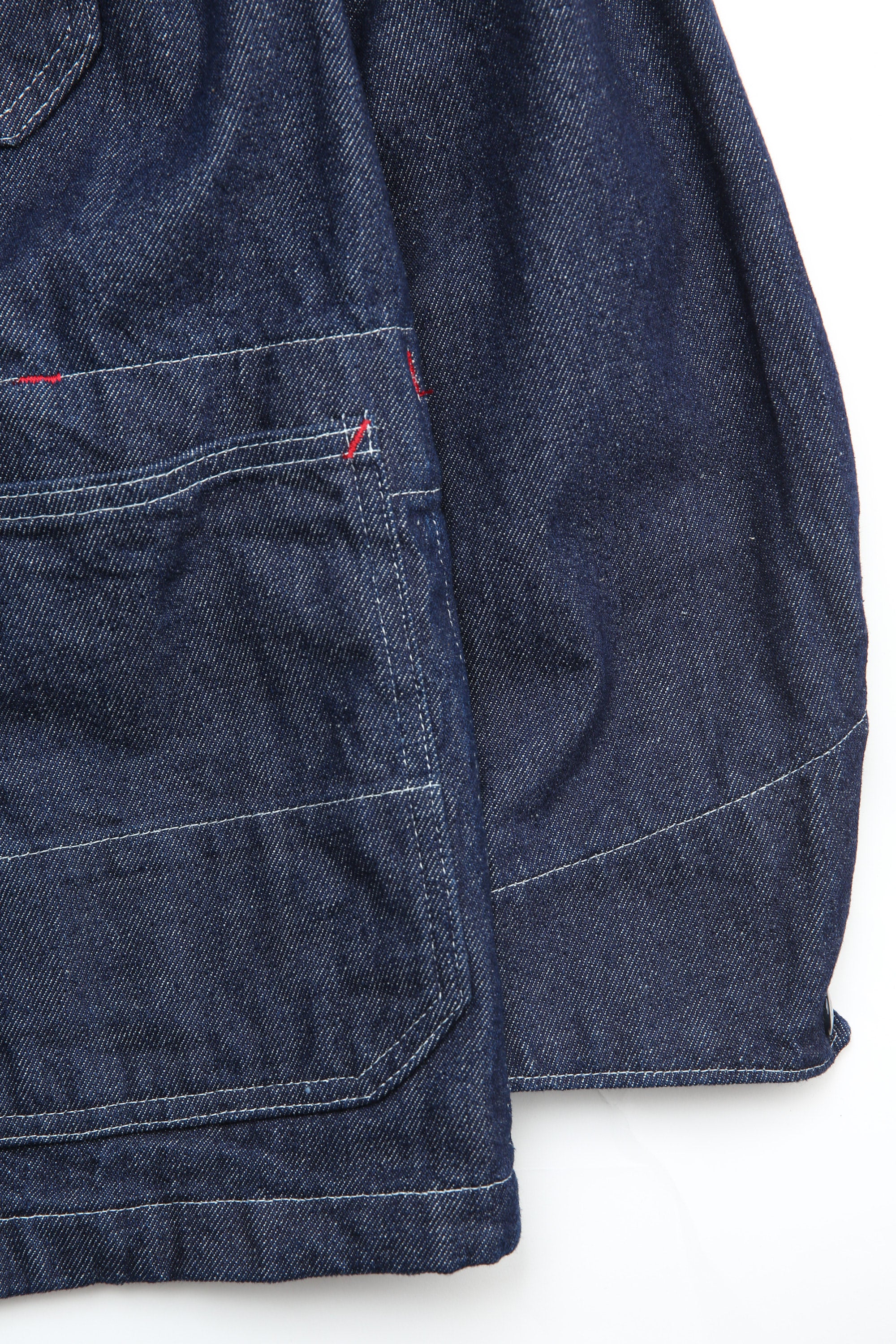 Engineered Garments X Totem FU Over Coverall Jacket - Indigo 12oz Denim